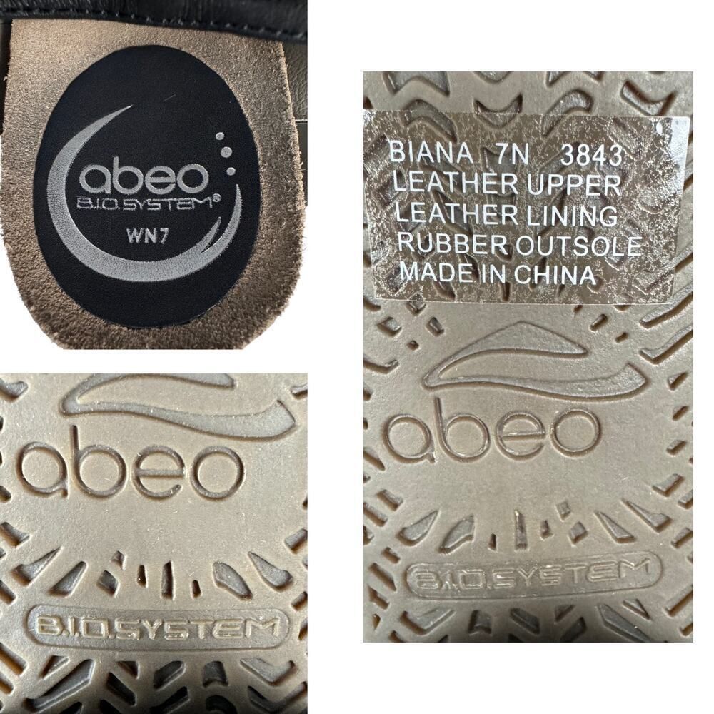 ABEO B.I.O.system Sandals Womens Size 7N Black Neutral "BIANA" Strappy Heels - Picture 11 of 11